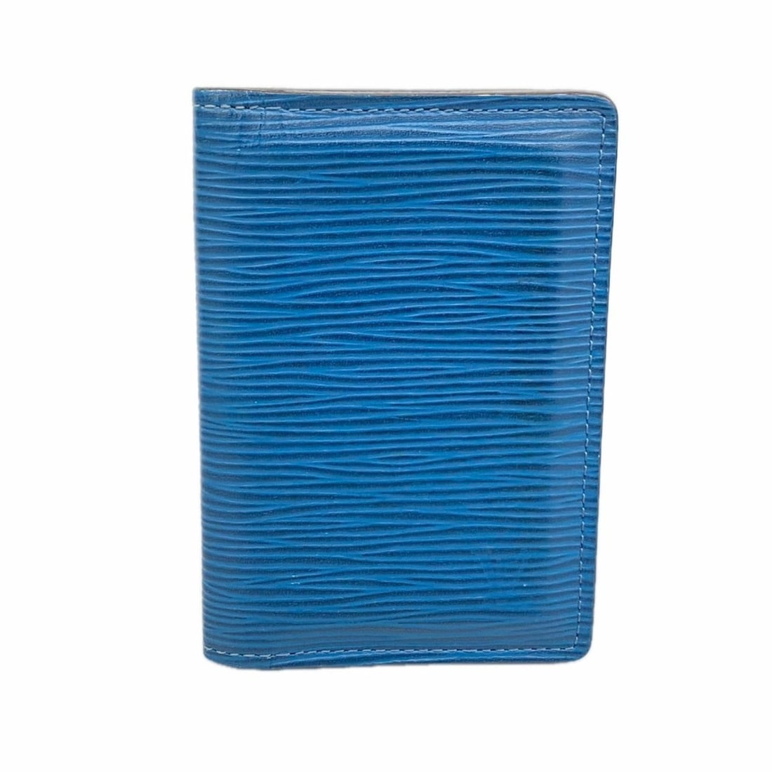 Louis Vuitton Business Card Holder/Card Case, Epi Leather, Organizer de Poche, M60623, Blue Celeste,: --- Catalog ---Category: DesignType: Card caseColor: Bleu celesteGender: MenCategory: GeneralMPN: M60623Brand: Louis VuittonCategory: Physical PropertiesSize (HxWxD): 11.5cm x 8cm x 1cm / 4.52'' x 3.1