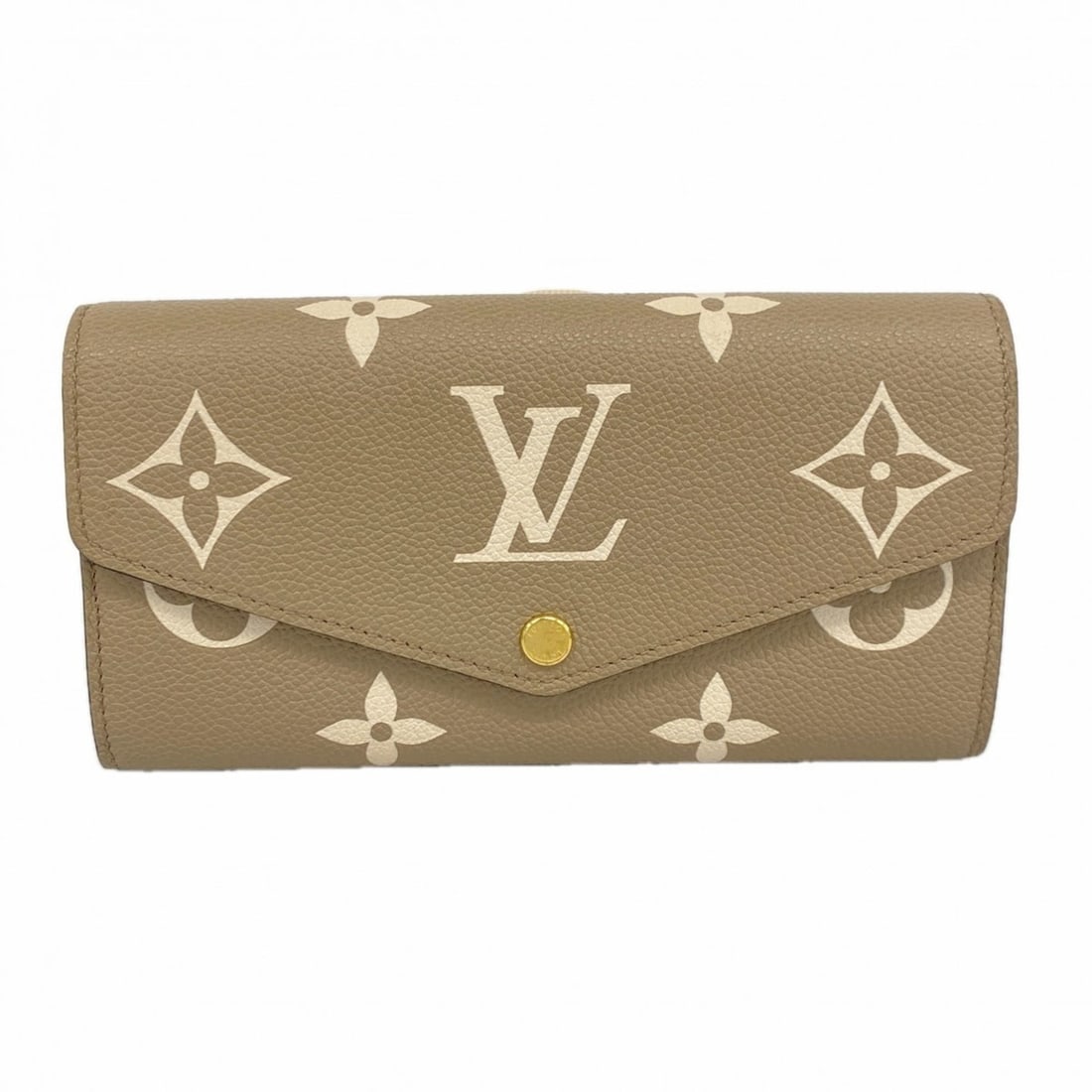 Louis Vuitton Long Wallet Monogram Empreinte Bicolor Portefeuille Sarah NM M81049 Tourtrere Cream: --- Catalog ---Category: SizeSize (HxWxD): 11cm x 19cm x 3.5cm / 4.33'' x 7.48'' x 1.37''Category: DesignType: Long wallet (bi-fold)Color: Cream, TourterelleGender: WomenCategory: GeneralMPN: M81049Br