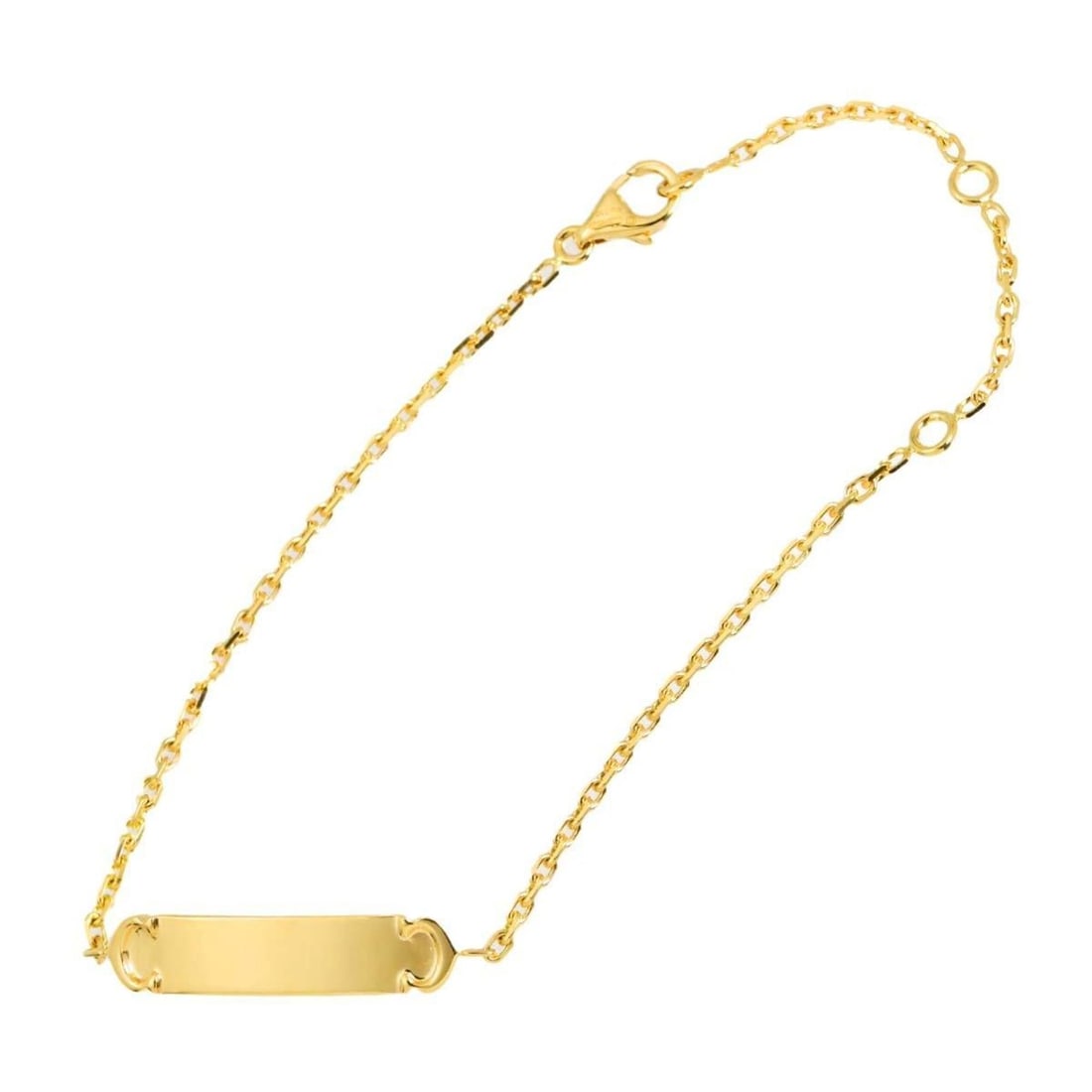 Cartier 2C Double C Bracelet 18.5cm 18K YG Yellow Gold 750 C2: --- Catalog ---Category: SizeLength: 18.5cm / 7.28''Category: DesignType: Charm braceletGender: WomenMaterial: Yellow gold (18K)Category: GeneralBrand: Cartier--- Item List ---Section: ConditionRankin