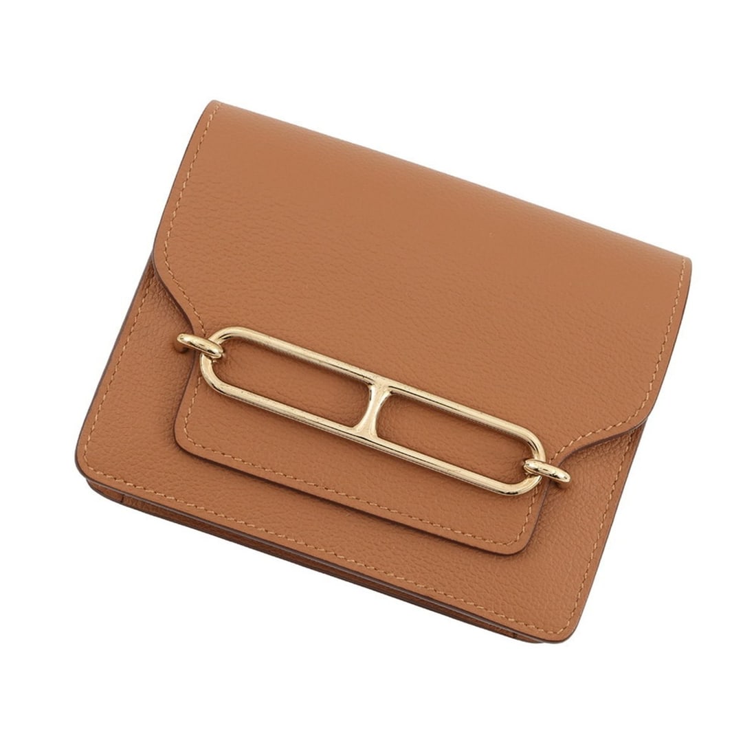 Hermes wallet, Roulis Reli Verso, gold, Vert Fizz pink, Evercolor, B stamp.: --- Catalog ---Category: SizeSize (HxWxD): 10.5cm x 12.5cm / 4.13'' x 4.92''Category: DesignType: Coin purse/coin caseColor: Beige, VertGender: Women,MenCategory: GeneralBrand: HermesCountry of Origin