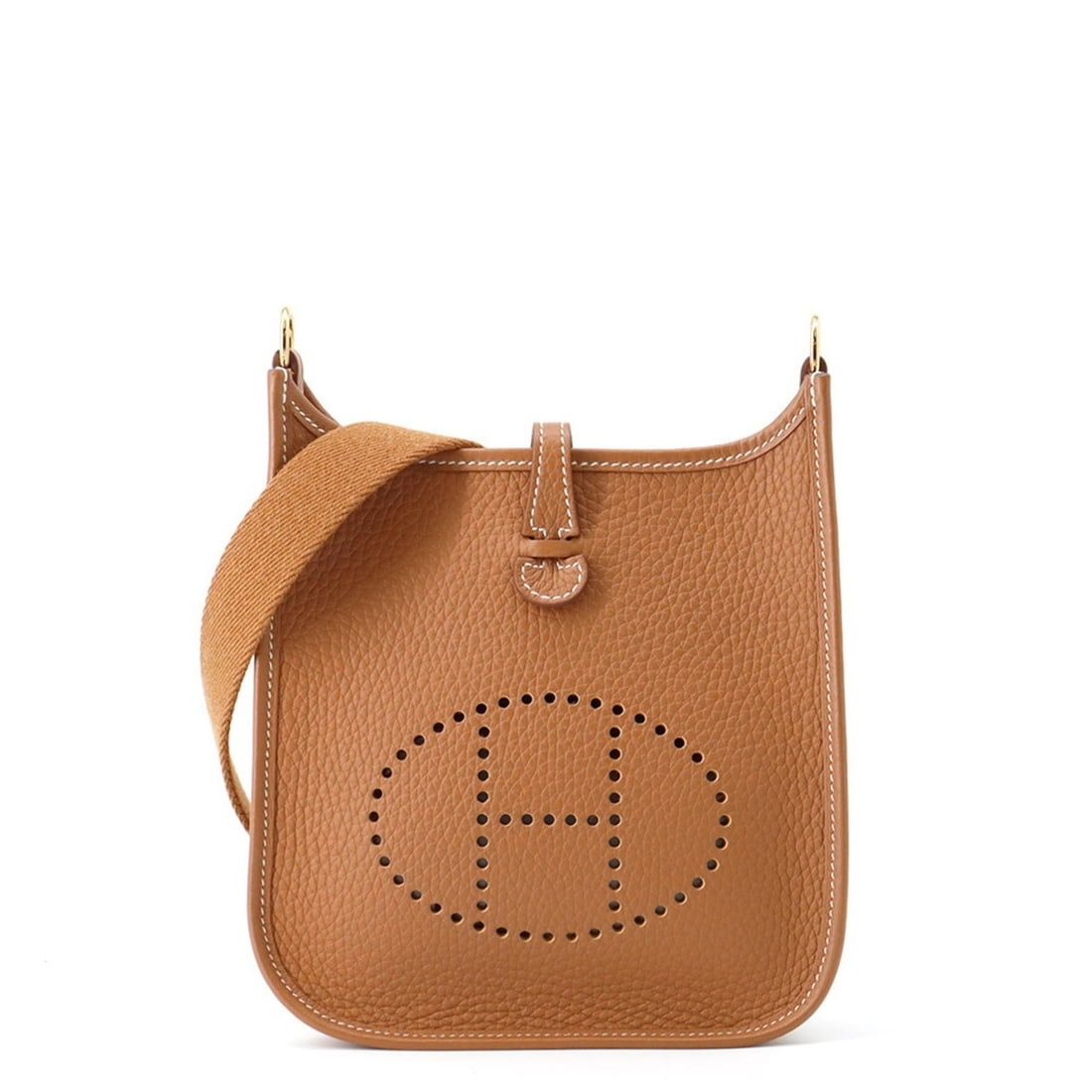 Hermes Evelyne TPM 111cm Amazon Gold Taurillon Clemence K stamp handbag HERMES (1 of 13)
