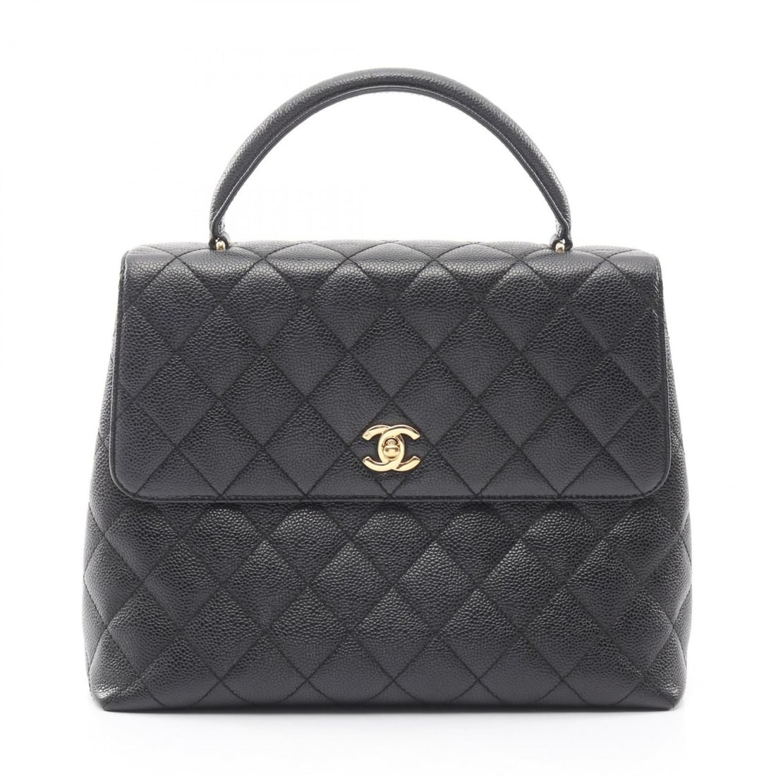 Chanel Matelassé Handbag, Leather, Grained Calf Women's, Black, A12397: --- Catalog ---Category: SizeSize (HxWxD): 23cm x 29cm x 11cm / 9.05'' x 11.41'' x 4.33''Category: DesignType: HandbagColor: BlackGender: WomenMaterial: Leather Category: GeneralMPN: A12397Brand: Chan