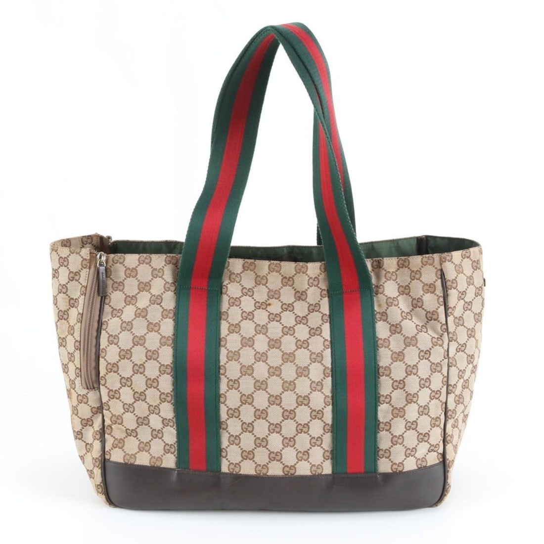 Gucci GG Canvas Sherry Line 131697 Leather Tote Bag Shoulder for Men (1 of 11)