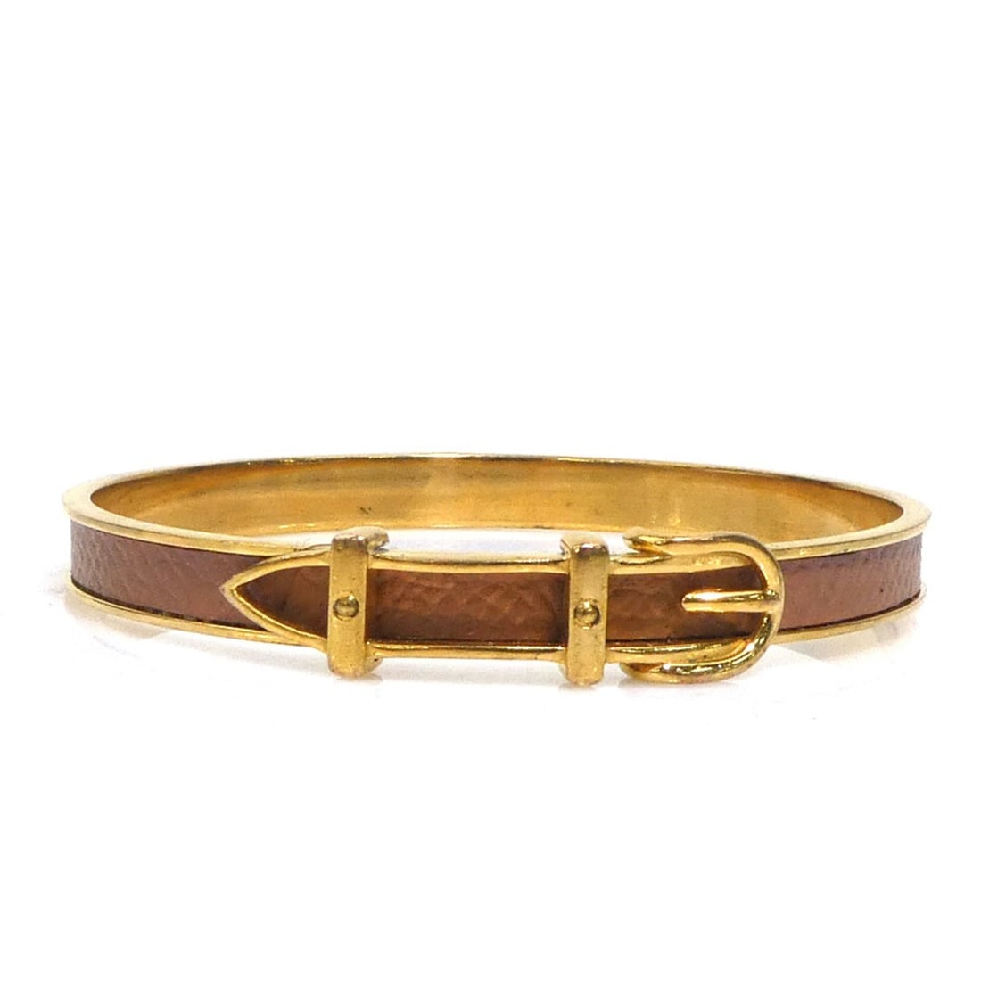 Hermes HERMES Bracelet Belt Motif Metal Brown x Gold Men's Women's Free Shipping h32060a: --- Catalog ---Category: SizeLength: 19cm / 7.48''Category: DesignType: Charm braceletColor: Brown, GoldGender: Men,WomenMaterial: MetalCategory: GeneralBrand: HermesCountry of Origin: France--- Item