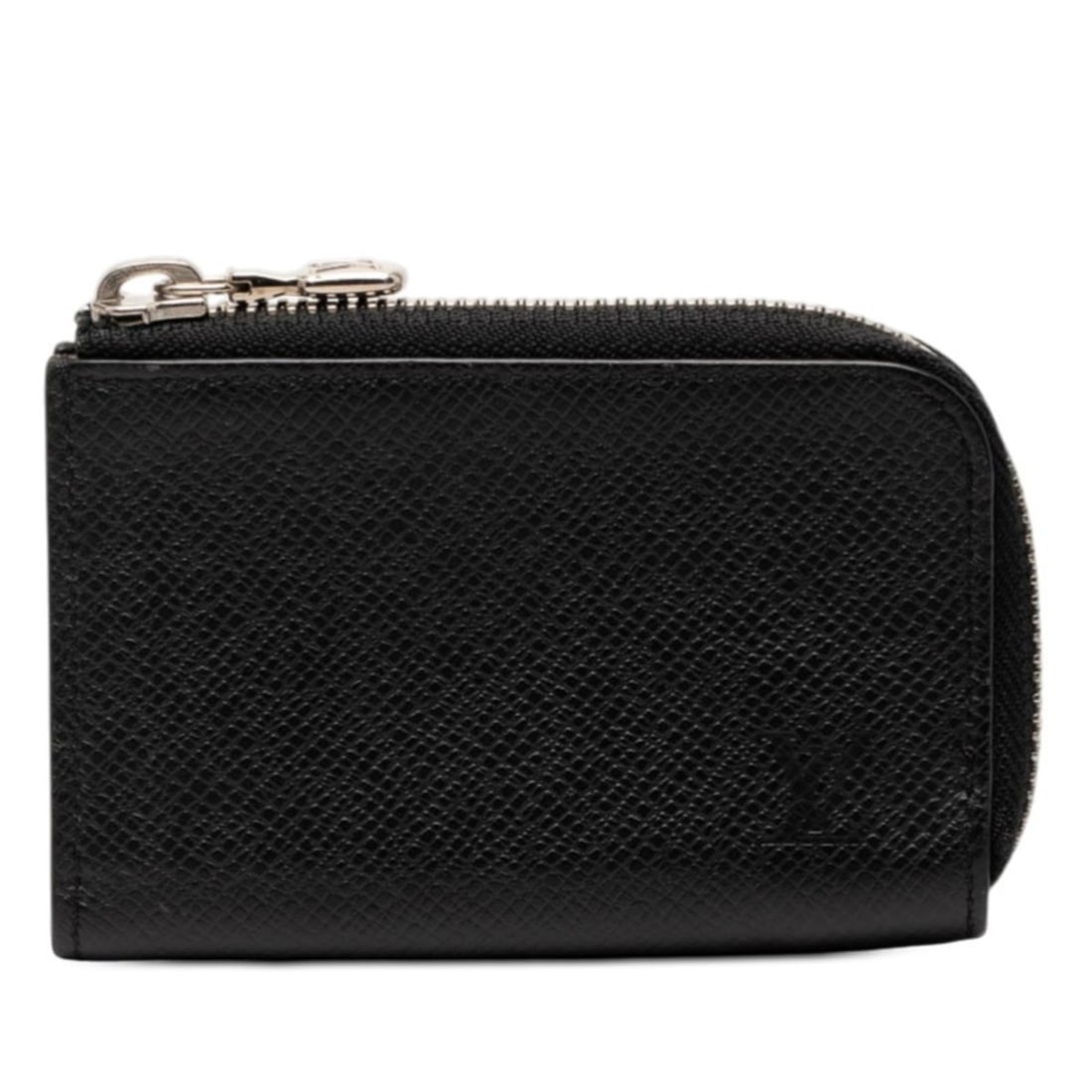 Louis Vuitton Taiga Portemonnaie Jour Wallet/Coin Purse, L-shaped Zipper, M63375, Noir Black: --- Catalog ---Category: SizeSize (HxWxD): 7cm x 10.5cm x 1.5cm / 2.75'' x 4.13'' x 0.59''Category: DesignType: Coin purse/coin caseColor: Black, NoirGender: MenMaterial: Leather Category: GeneralMPN:
