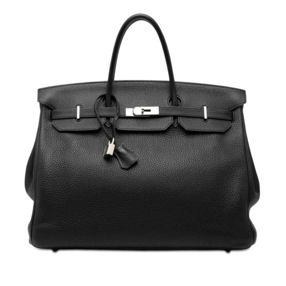 Hermes Birkin 40 Tote Bag Handbag Black Silver Hardware Togo Leather Women's HERMES: --- Catalog ---Category: SizeSize (HxWxD): 32cm x 40cm x 21cm / 12.59'' x 15.74'' x 8.26''Category: DesignType: Handbag, Tote bagColor: BlackGender: WomenMaterial: Togo leather Category: GeneralBrand: