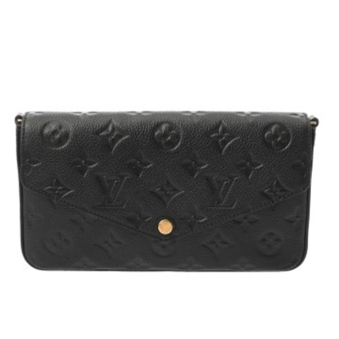 LOUIS VUITTON Louis Vuitton Monogram Empreinte Pochette Felicie Noir M82477 Women's Leather Shoulder (1 of 20)