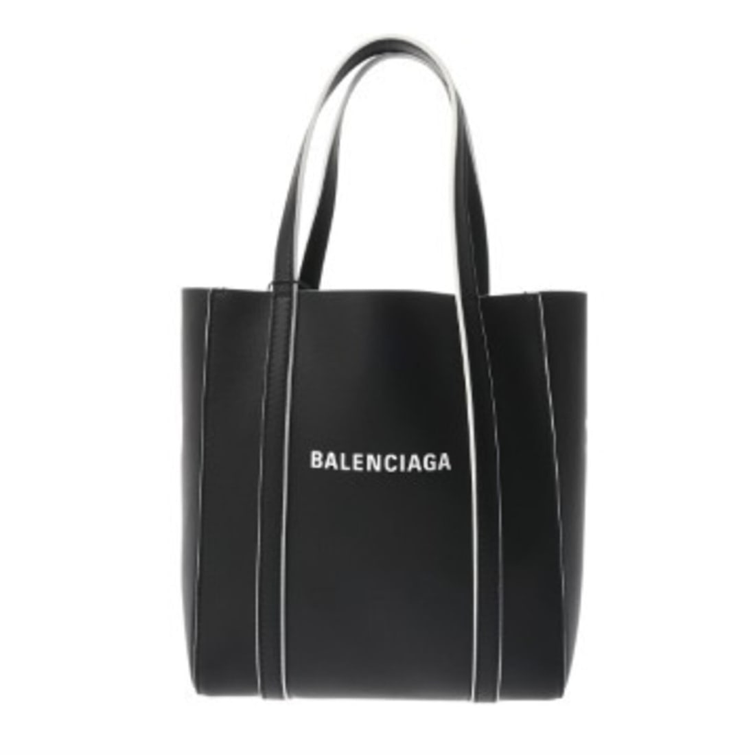 BALENCIAGA Everyday XXS 2WAY Black 551815 Women's Leather Tote Bag Unused Ginzo: --- Catalog ---Category: SizeSize (HxWxD): 21.5cm x 19cm x 9cm / 8.46'' x 7.48'' x 3.54''Category: DesignType: Tote bagColor: BlackGender: WomenMaterial: Leather Hardware Color: SilverCategory: