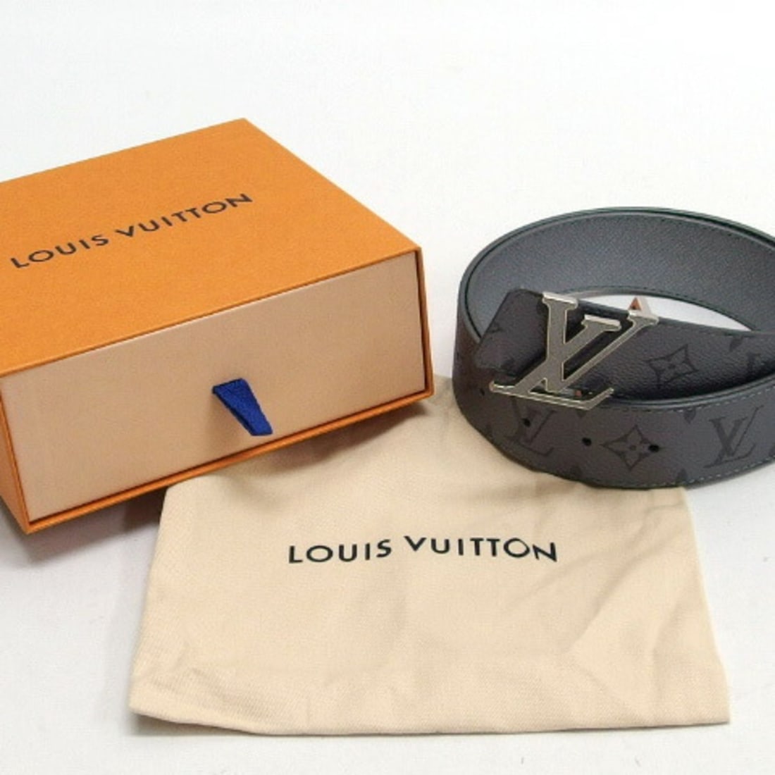 Louis Vuitton Monogram Eclipse Reverse Ceinture LV Initials - 3