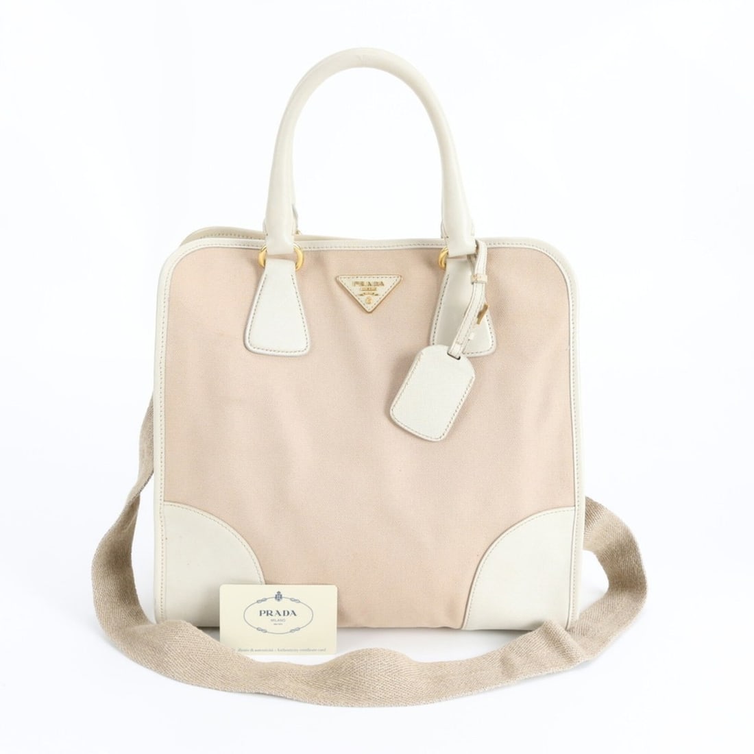 Prada BN2254 Saffiano Leather Shoulder Bag Handbag for Women: --- Catalog ---Category: SizeSize (HxWxD): 30cm x 32cm x 15cm / 11.81'' x 12.59'' x 5.9''Strap Length: 113cm / 44.48''Handle Length: 38cm / 14.96''Category: DesignType: Handbag, Shoulder bagColor: Bei