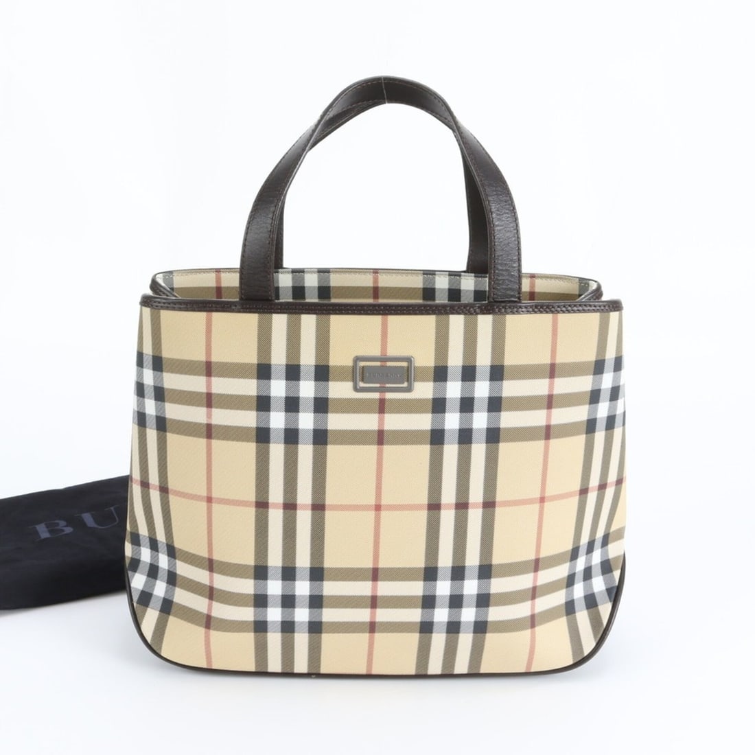 Burberry Nova Check Leather x Coated Canvas Handbag Tote Bag for Women: --- Catalog ---Category: SizeSize (HxWxD): 23cm x 36cm x 11cm / 9.05'' x 14.17'' x 4.33''Handle Length: 31cm / 12.2''Category: DesignType: Handbag, Tote bagColor: BeigeGender: WomenMaterial: Leather ,