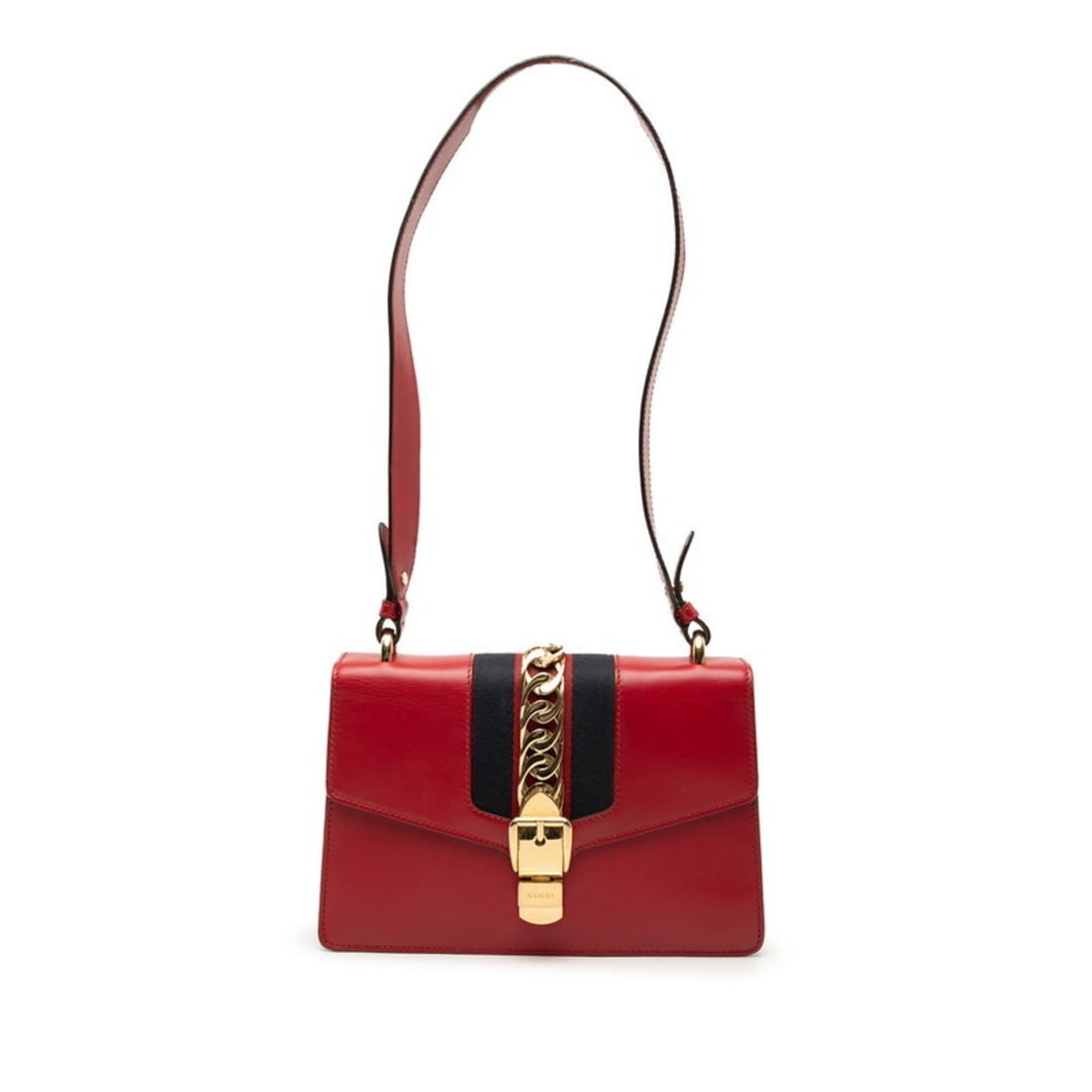 Gucci Sherry Line Sylvie Shoulder Bag 421882 Red Multicolor Leather Women's GUCCI: --- Catalog ---Category: SizeSize (HxWxD): 16cm x 25cm x 7cm / 6.29'' x 9.84'' x 2.75''Category: DesignType: Shoulder bagColor: Multi-color, Red colorGender: WomenMaterial: Leather Category: GeneralMP