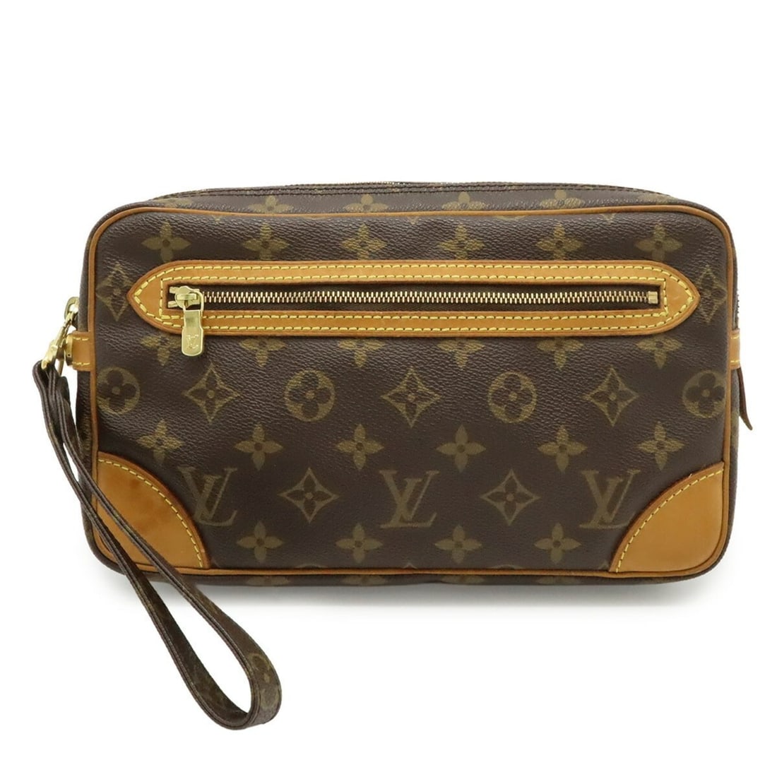 LOUIS VUITTON Louis Vuitton Monogram Marly Dragonne Second Bag Handbag Clutch No stickiness M51825 (1 of 8)