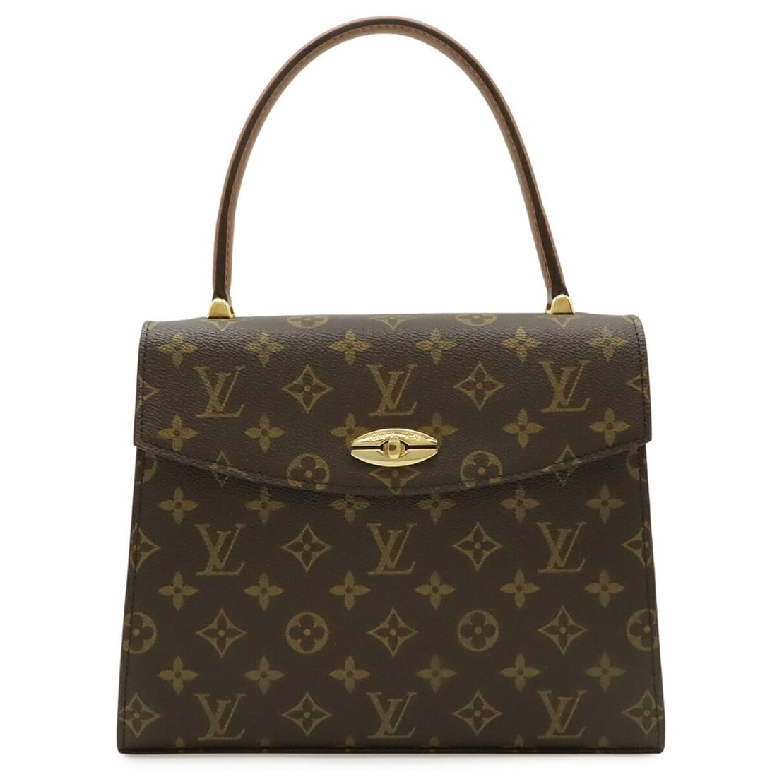 LOUIS VUITTON Louis Vuitton Monogram Malesherbes Handbag Flap Bag M51379 (1 of 10)