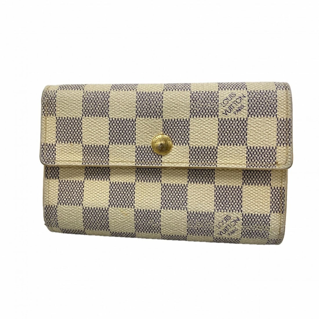 Louis Vuitton Tri-fold Wallet Damier Azur Portefeuille Alexandra N63068 White Women's: --- Catalog ---Category: SizeSize (HxWxD): 10cm x 15cm x 3.5cm / 3.93'' x 5.9'' x 1.37''Category: DesignType: Wallet (tri-fold)Color: WhiteGender: WomenCategory: GeneralMPN: N63068Brand: Louis Vuitton