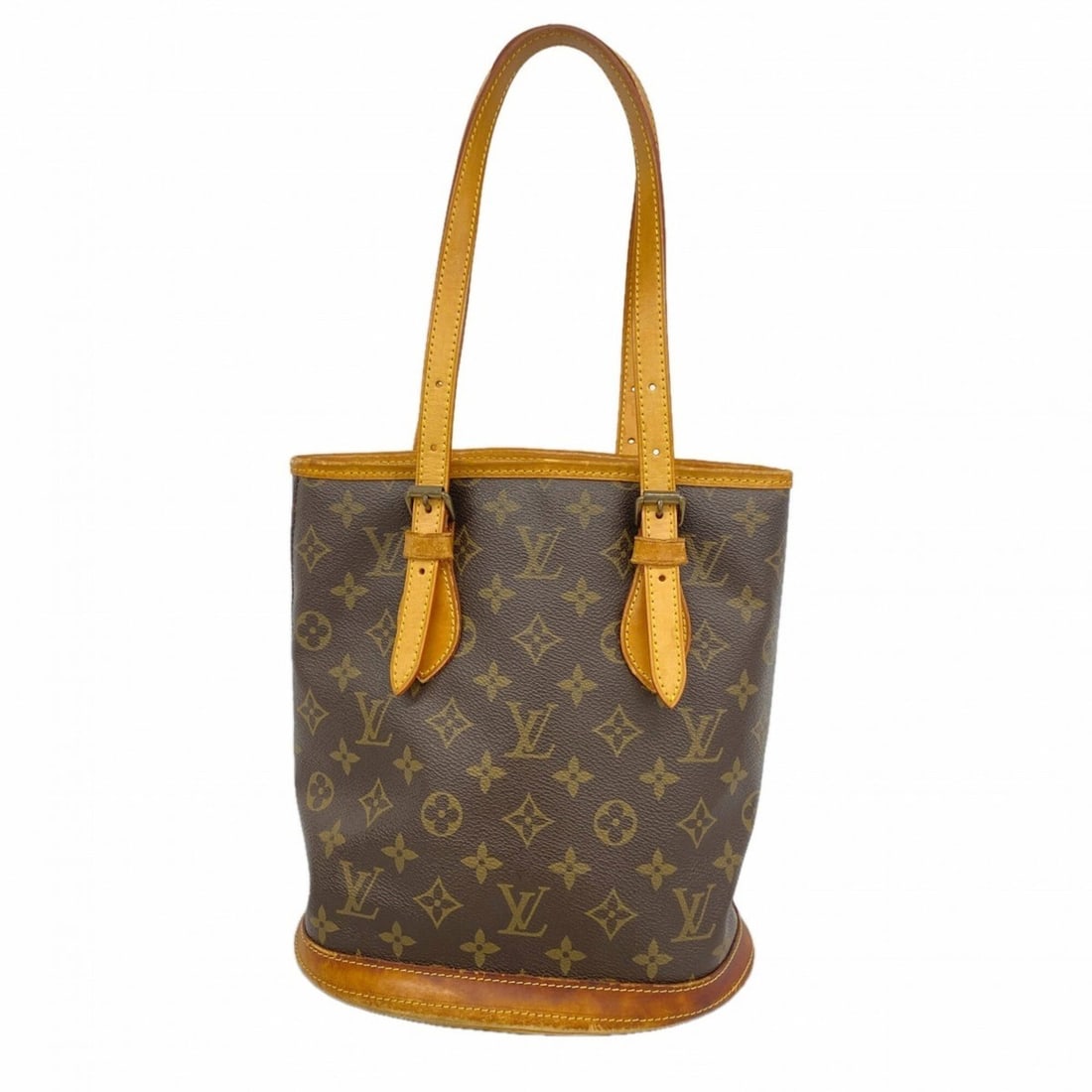 Louis Vuitton Monogram Bucket PM Tote Bag M42238 Brown (Women's): --- Catalog ---Category: SizeSize (HxWxD): 25.5cm x 23cm x 16cm / 10.03'' x 9.05'' x 6.29''Category: DesignType: Tote bagColor: BrownGender: WomenCategory: GeneralMPN: M42238Brand: Louis Vuitton--- It