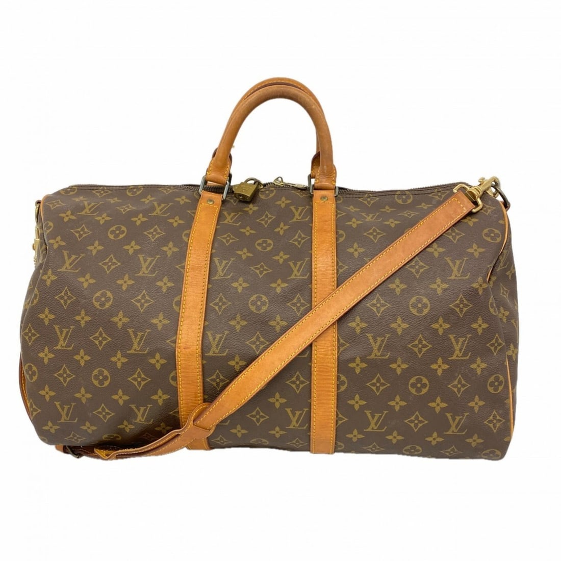 Louis Vuitton Bags - Boston Monogram Keepall Bandoulière 50 M41416 Brown Men's & Women's (1 of 15)