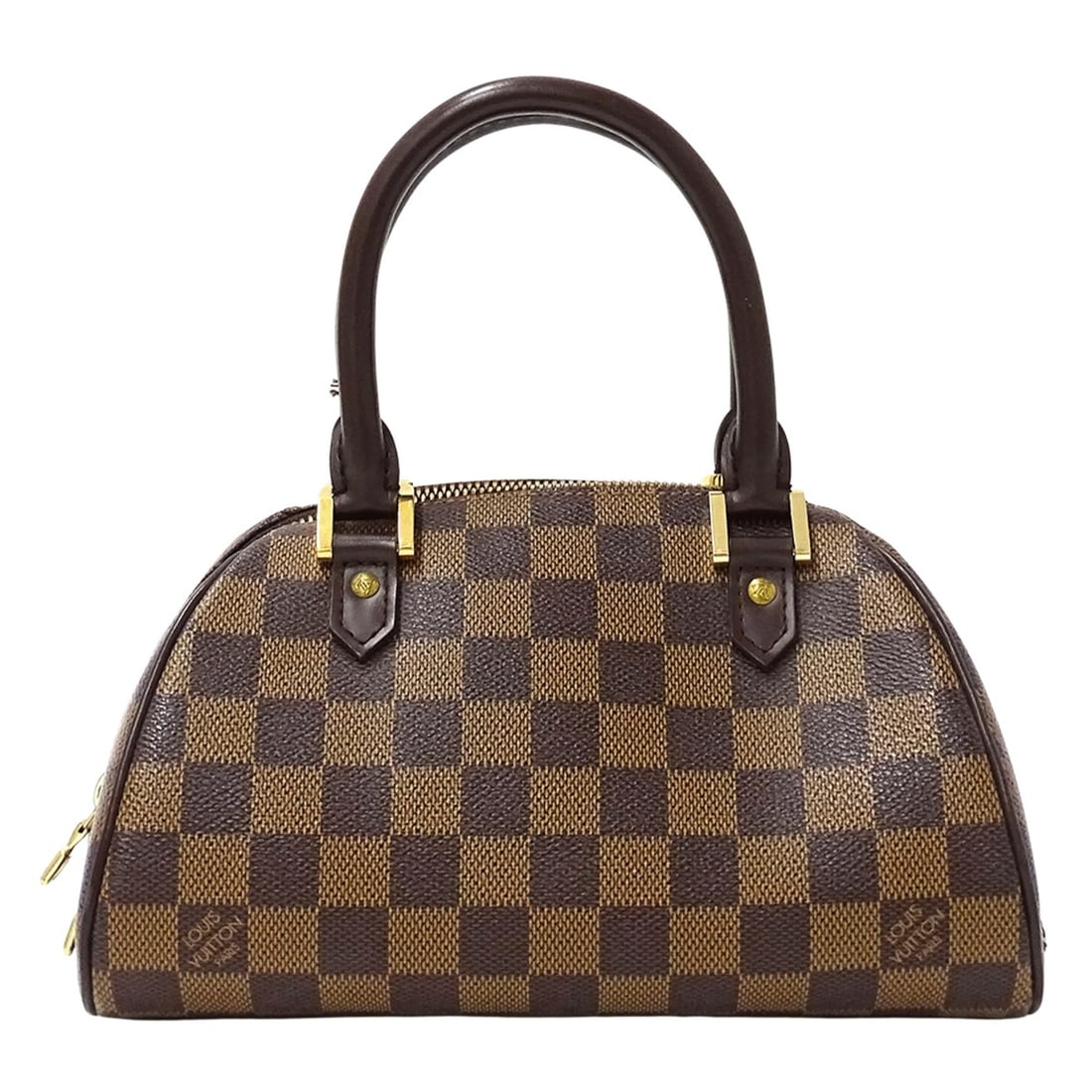 Louis Vuitton LOUIS VUITTON Damier Women's Handbag, Brand Rivera Mini N41436 Brown Bag (1 of 16)