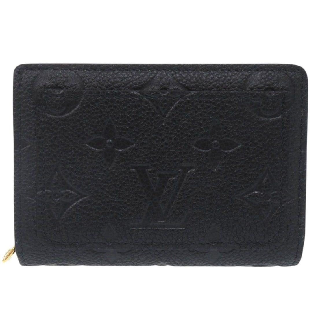 Like New Louis Vuitton Portefeuille Claire M80151 Gold Hardware Monogram Empreinte Noir Black LV (1 of 10)