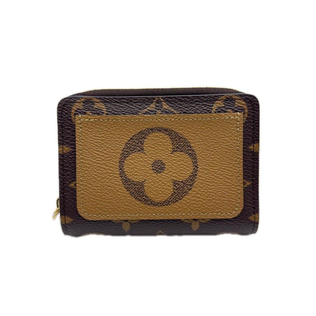 LOUIS VUITTON Louis Vuitton Monogram Giant Reverse Portefeuille Lou M81461 Bi-fold Wallet Brown: --- Catalog ---Category: SizeSize (HxWxD): 8cm x 11.5cm x 2.5cm / 3.14'' x 4.52'' x 0.98''Category: DesignType: Wallet (bi-fold)Color: Beige, Brown, MonogramGender: WomenMaterial: Coated canvas , Leat