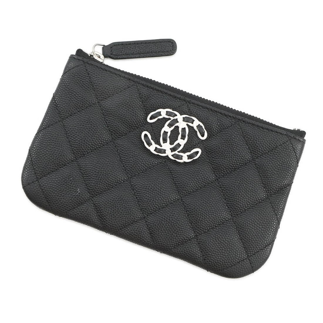 Chanel handbag pouch Matelassé 19 caviar skin AP3720 CHANEL black (1 of 10)