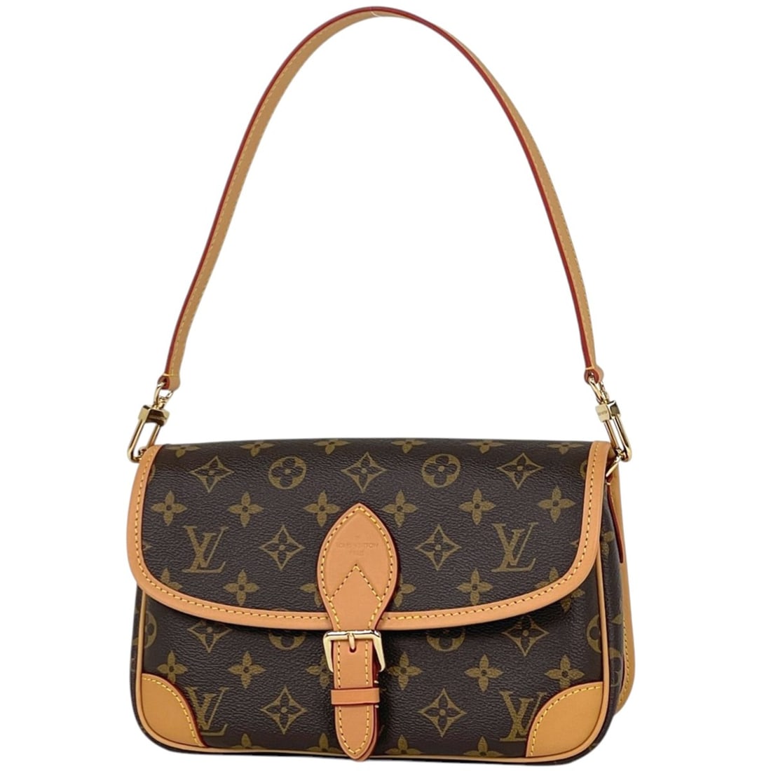 Louis Vuitton Diane 2-Way Shoulder Bag/Crossbody Bag PM Monogram Brown Fuchsia (Pink) M46049 Women's: --- Catalog ---Category: SizeSize (HxWxD): 15cm x 24cm x 9cm / 5.9'' x 9.44'' x 3.54''Category: DesignType: Shoulder bagColor: Brown, Fuchsia pinkGender: WomenMaterial: Monogram Category: GeneralLine: