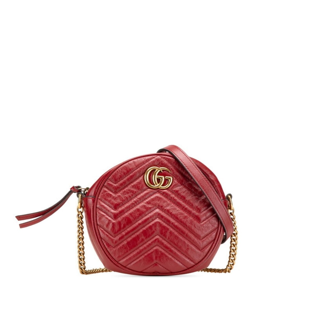 Gucci GG Marmont Crossbody Chain Shoulder Bag 550154 Red Leather Women's GUCCI: --- Catalog ---Category: SizeSize (HxWxD): 16.5cm x 17.5cm x 5.5cm / 6.49'' x 6.88'' x 2.16''Category: DesignType: Shoulder bagColor: Red colorGender: WomenMaterial: Leather Category: GeneralMPN: 5501