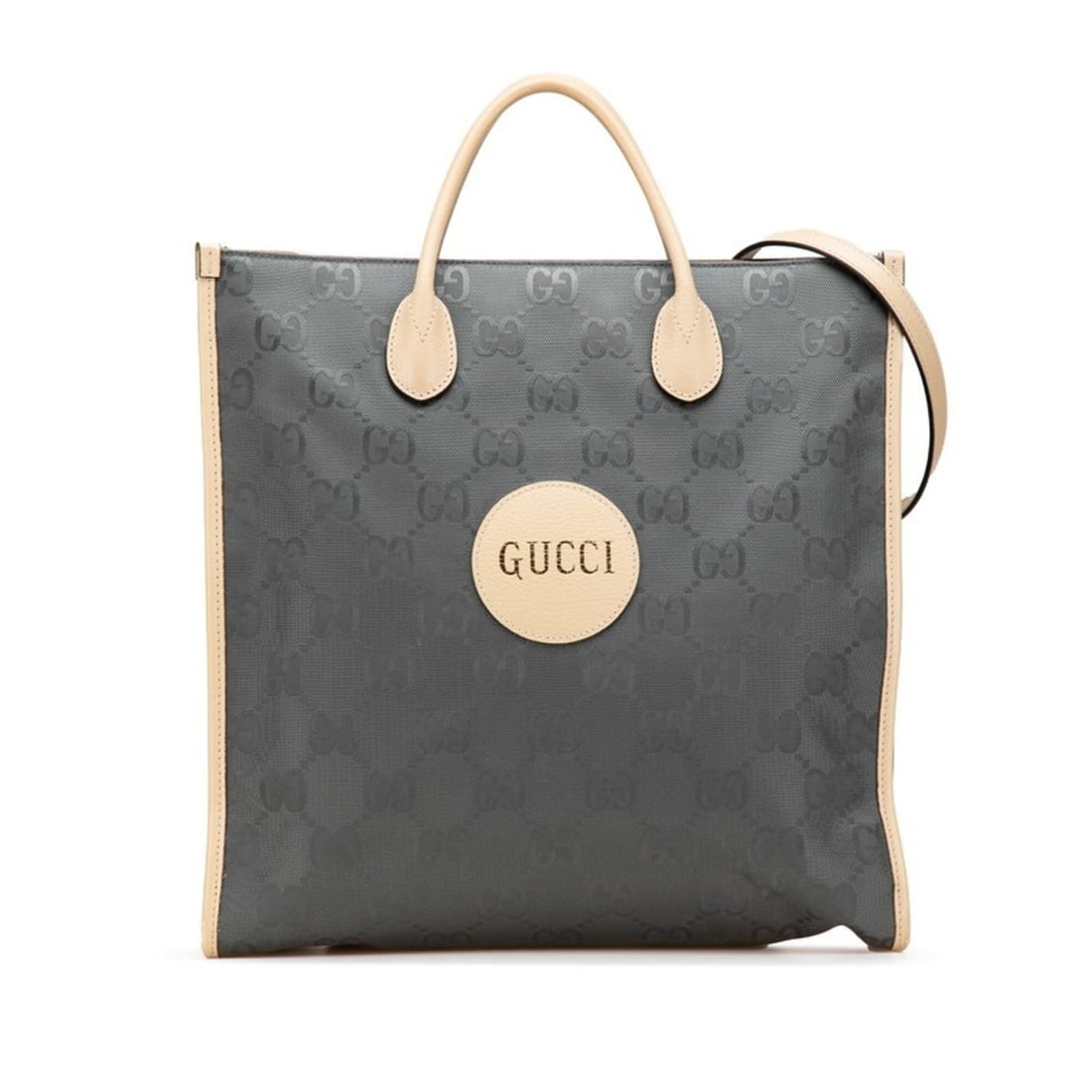 Gucci GG Nylon Off the Grid Long Handbag Shoulder Bag 2WAY 630355 Gray Beige Leather Women's GUCCI: --- Catalog ---Category: SizeSize (HxWxD): 36.5cm x 36cm x 11cm / 14.37'' x 14.17'' x 4.33''Category: DesignType: Handbag, Shoulder bagColor: Beige, GrayGender: WomenMaterial: Nylon , Leather Category