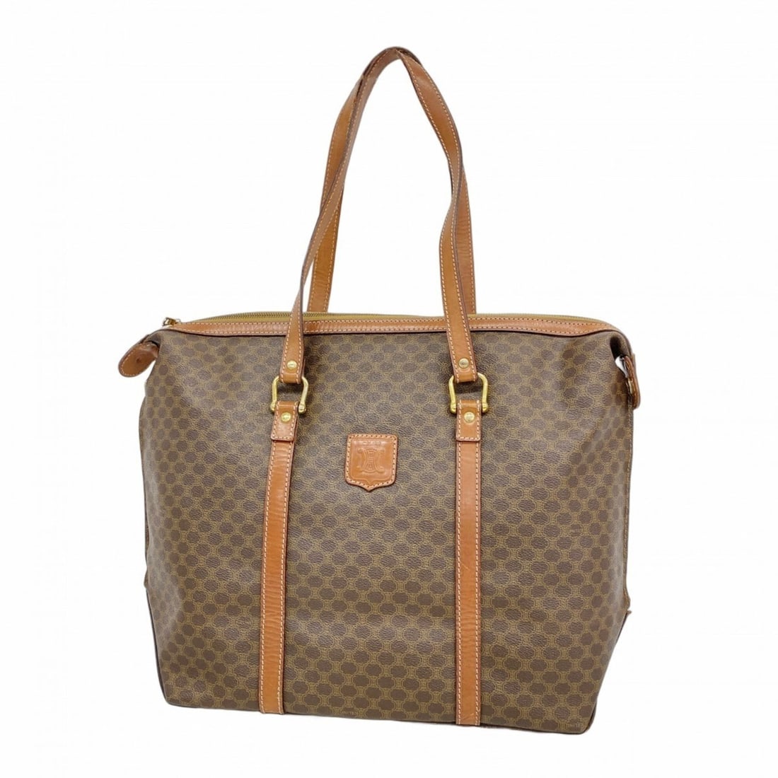 Celine Macadam Tote Bag, Brown, Women's, P2616384: --- Catalog ---Category: SizeSize (HxWxD): 35cm x 34cm x 12cm / 13.77'' x 13.38'' x 4.72''Category: DesignType: Tote bagColor: BrownGender: WomenMaterial: PVC Hardware Color: GoldCategory: GeneralBran