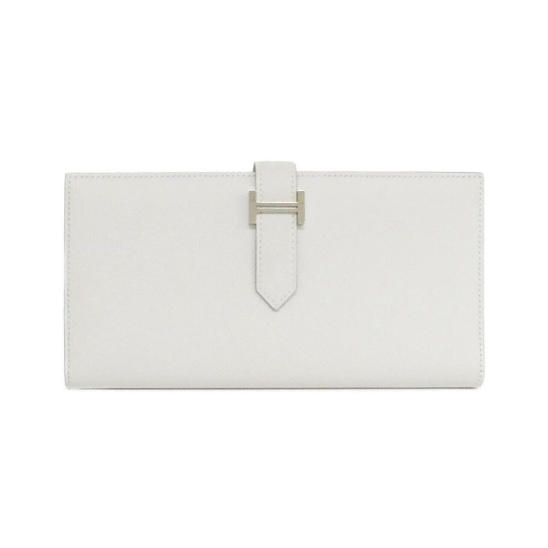 Hermes Bearn Soufflé 039785CK Wallet: --- Catalog ---Category: SizeSize (HxWxD): 9cm x 18cm x 1.5cm / 3.54'' x 7.08'' x 0.59''Category: DesignType: Long wallet (bi-fold)Color: WhiteGender: WomenMaterial: Epsom leather Category: GeneralMPN