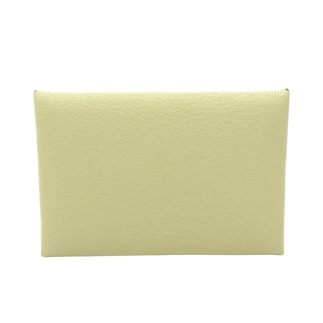 Hermes Calvi Verso Wallet - Coin Purse Leather Chevre Green/Ivory Nata: --- Catalog ---Category: SizeSize (HxWxD): 7cm x 10cm x 1.5cm / 2.75'' x 3.93'' x 0.59''Category: DesignType: Coin purse/coin caseColor: Green, IvoryGender: WomenMaterial: Chevre leather Category: Gen