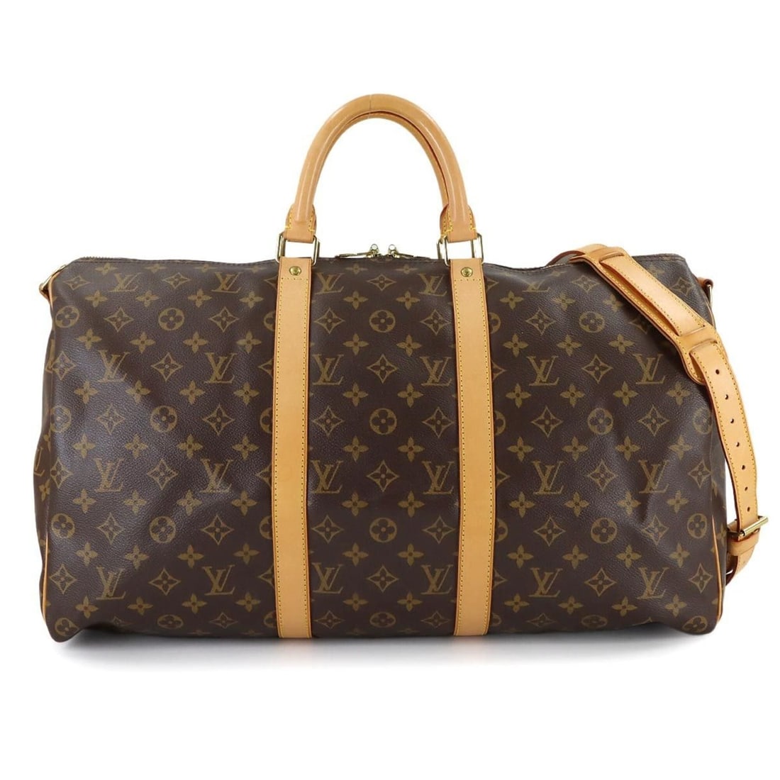 Louis Vuitton Monogram Keepall Bandouliere 50 2-way Boston Shoulder Handbag M41416 (1 of 14)