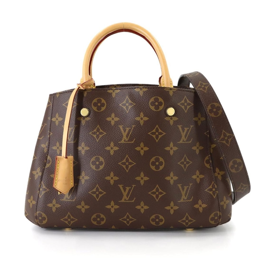 Louis Vuitton Monogram Montaigne BB 2-way Handbag/Shoulder Bag, Brown, M41055 (1 of 12)