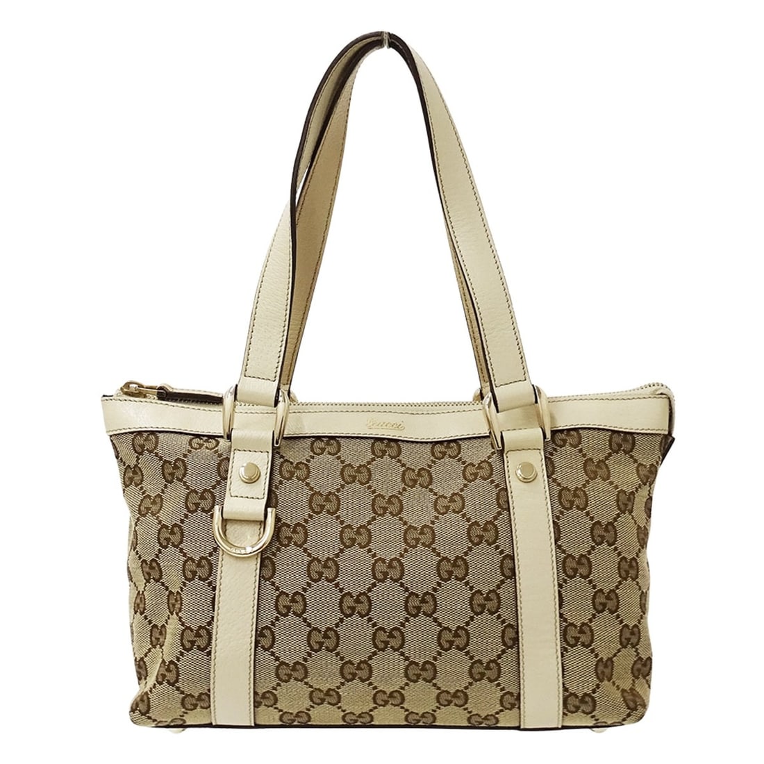 Gucci GUCCI Women's Handbag, Brand Tote Bag, GG Canvas, Beige, Brown, White, 141471 Mini Bag: --- Catalog ---Category: SizeSize (HxWxD): 18cm x 24cm x 9cm / 7.08'' x 9.44'' x 3.54''Category: DesignType: Handbag, Tote bagColor: Beige brown, WhiteGender: WomenMaterial: GG canvas Category: Genera