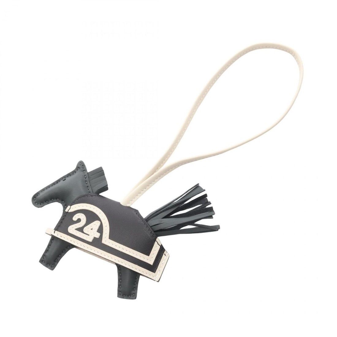 Hermes Rodeo PM Robeo Coeur Charm Accessory Leather Agneau Milo Veau Swift Women's Green Black White: --- Catalog ---Category: DesignType: Handbag charmColor: Black, Green, WhiteGender: WomenMaterial: Agneau Milo, Leather, Swift leatherCategory: GeneralBrand: Hermes--- Item List ---Section: ConditionR