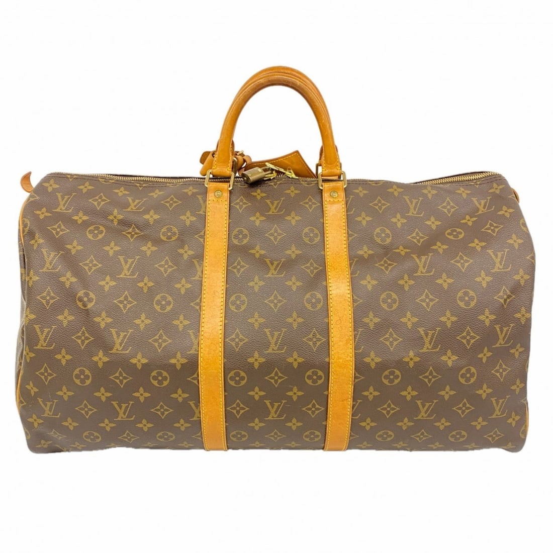 Louis Vuitton Bags - Boston Monogram Keepall 55 M41424 Brown Men's & Women's (1 of 13)