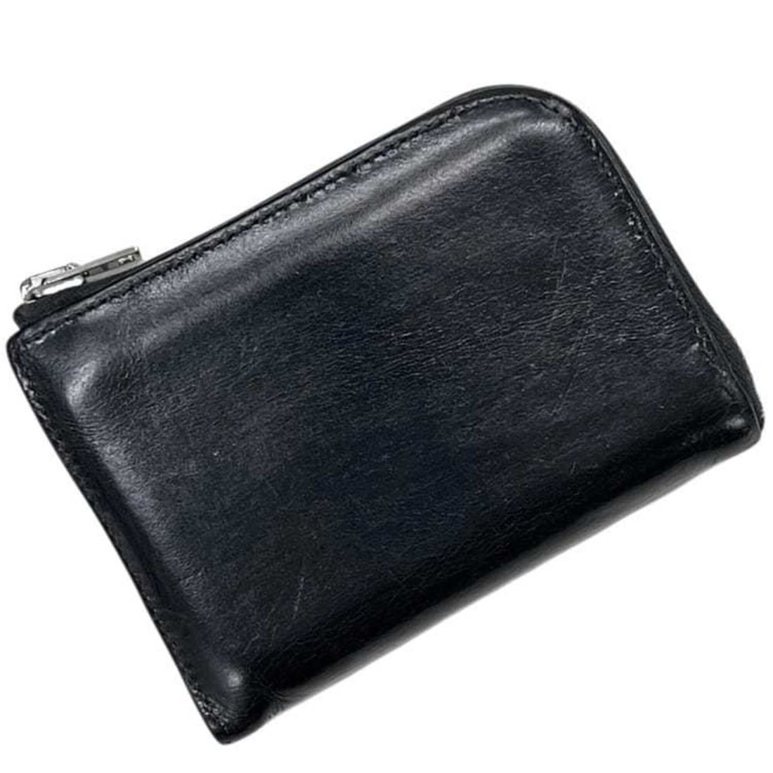 Hermes Coin Case Remix ec-25317 Black Purse Leather Box Calf HERMES L-shaped Mini Wallet Compact: --- Catalog ---Category: SizeSize (HxWxD): 7.5cm x 10.2cm x 1.5cm / 2.95'' x 4.01'' x 0.59''Category: DesignType: Coin purse/coin caseColor: BlackGender: Men,WomenMaterial: Box calf leather Category: