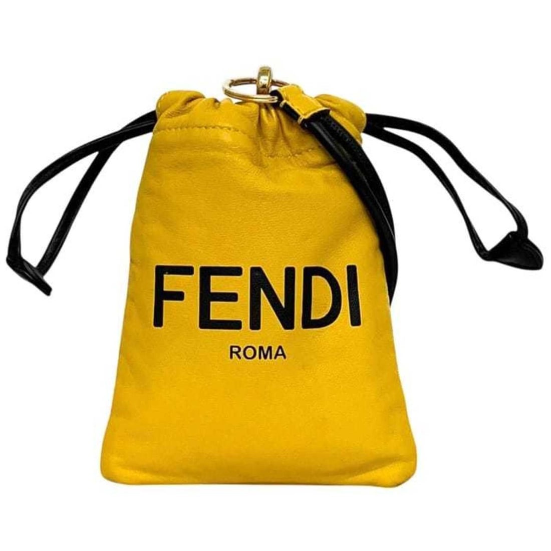 Fendi Shoulder Bag Wearable ec-25314 Yellow 7AR898 Leather ADM9 209 0189 FENDI Crossbody Smartphone (1 of 18)