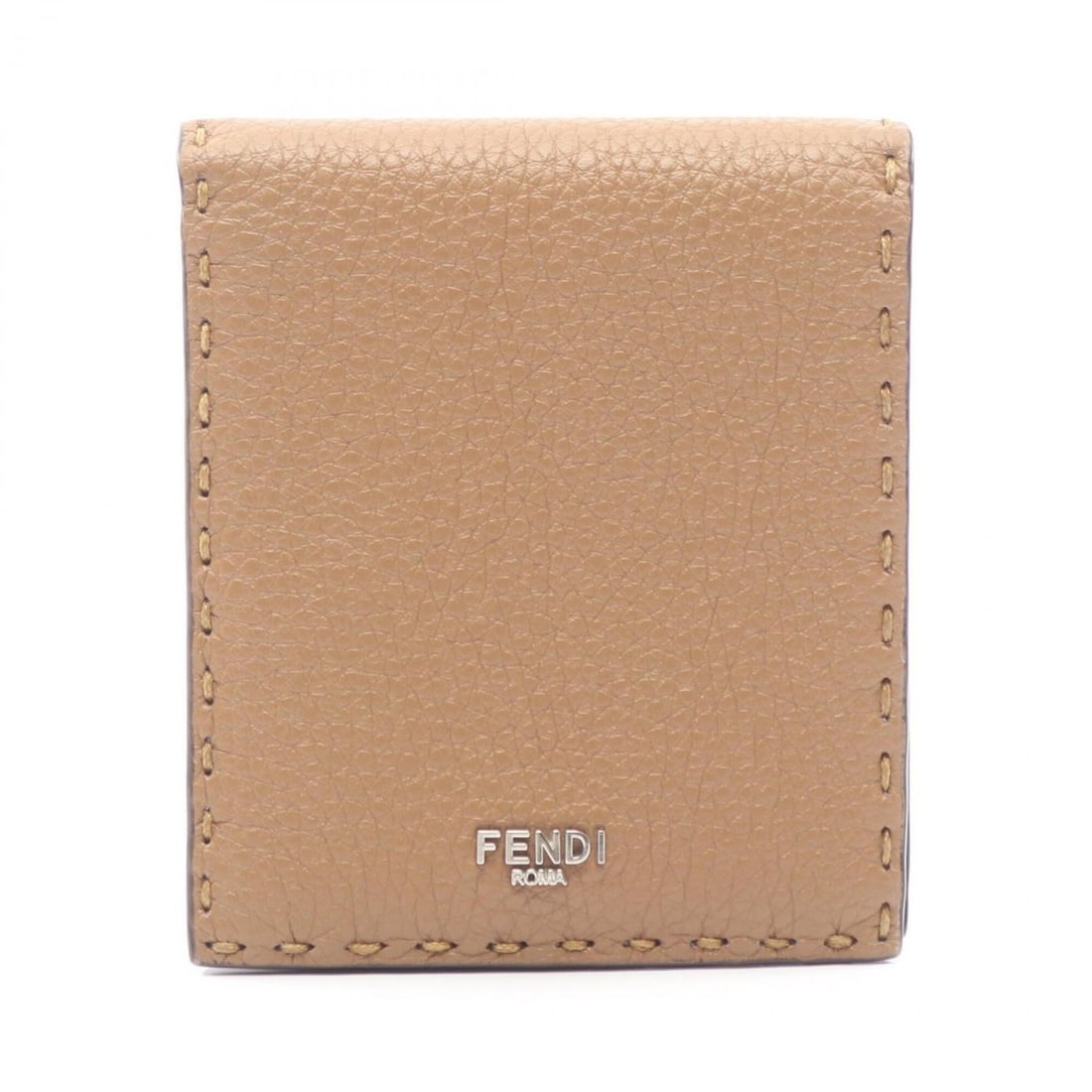 Fendi Selleria Bifold Wallet, Leather Women's, Brown: --- Catalog ---Category: SizeSize (HxWxD): 11cm x 9.5cm x 1.5cm / 4.33'' x 3.74'' x 0.59''Category: DesignType: Wallet (bi-fold)Color: BrownGender: WomenMaterial: Leather Category: GeneralBrand: Fendi