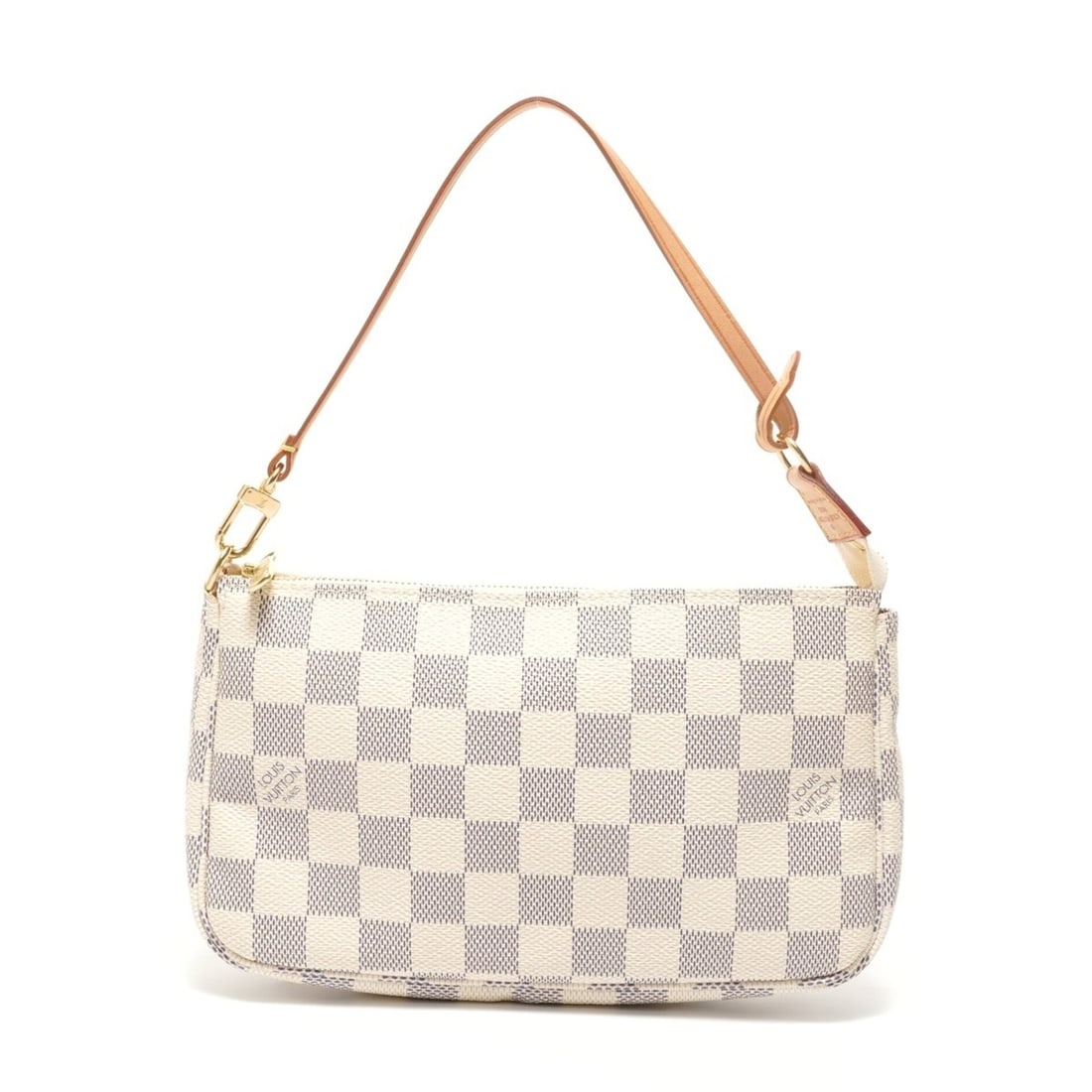 Louis Vuitton Damier Azur Pochette Accessoires Shoulder Bag, White, 2006 model. (1 of 15)