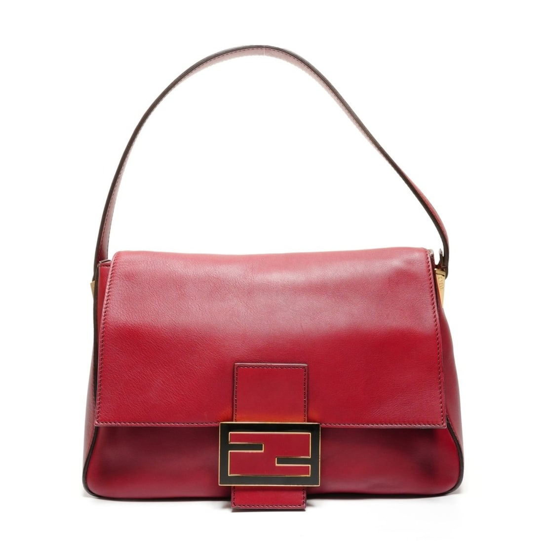Fendi Forever Leather Mamma Baguette Shoulder Bag, Red: --- Catalog ---Category: SizeSize (HxWxD): 24cm x 36cm x 14cm / 9.44'' x 14.17'' x 5.51''Strap Length: 60cm / 23.62''Category: DesignType: Shoulder bagColor: Red colorGender: WomenMaterial: Leather Ca