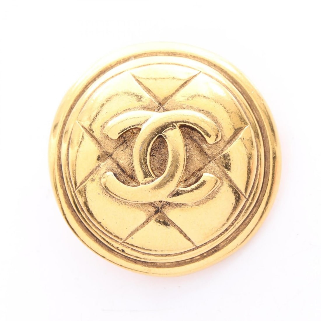Chanel Coco Mark Brooch Accessory, Gold Plated (GP), Women's, Tone (1 of 12)
