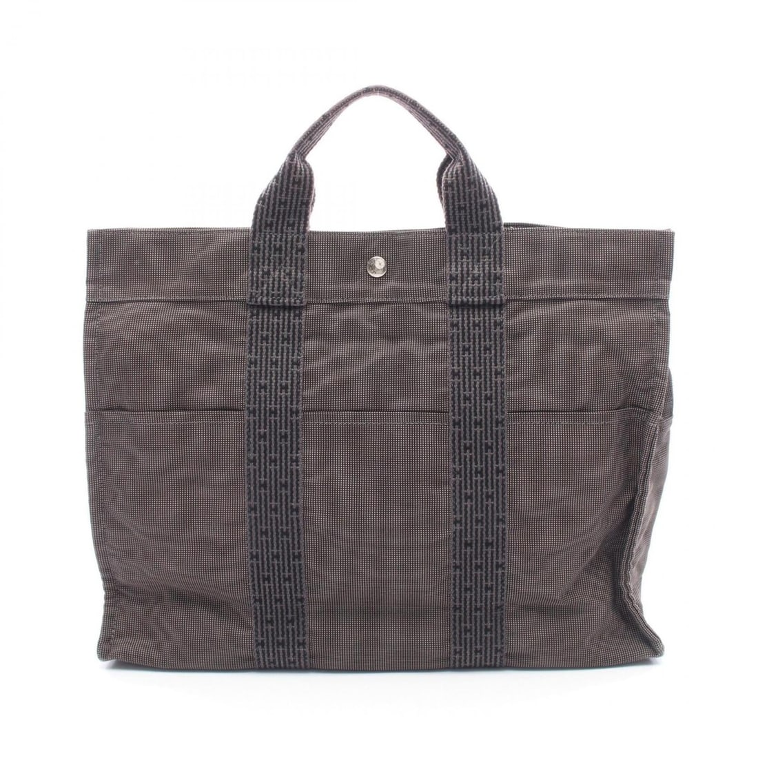 Hermes Herline MM Tote Bag/Handbag, Canvas, Men's/Women's, Gray: --- Catalog ---Category: SizeSize (HxWxD): 32cm x 42cm x 11cm / 12.59'' x 16.53'' x 4.33''Category: DesignType: Handbag, Tote bagColor: GrayGender: Men,WomenMaterial: Canvas Category: GeneralBrand: He