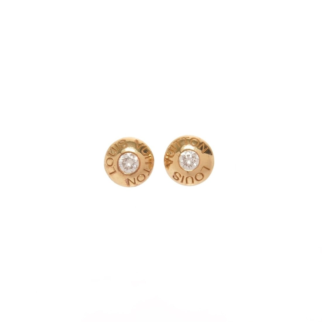 Louis Vuitton Puces d'Oreilles Clou Diamond 18K Gold Earrings: --- Catalog ---Category: SizeSize (HxWxD): 8.00mm x 8.00mm / 0.31'' x 0.31''Category: DesignType: Stud earringsColor: GoldGender: WomenMetal Purity: 18KCategory: GeneralBrand: Louis Vuitton--- Item