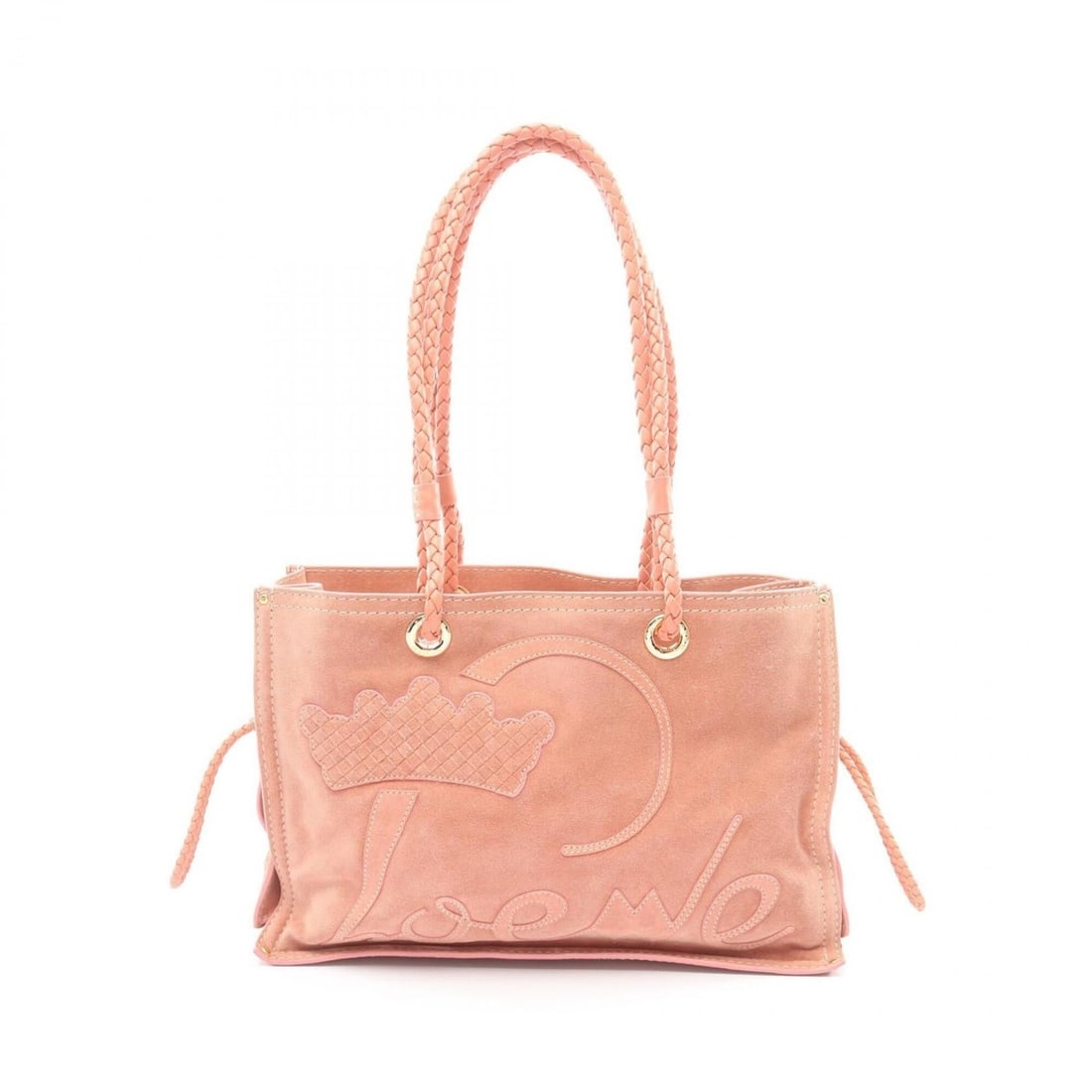Loewe Shopper Tote Bag, Suede Leather Handbag, Women's, Pink: --- Catalog ---Category: SizeSize (HxWxD): 22.5cm x 34cm x 14.5cm / 8.85'' x 13.38'' x 5.7''Category: DesignType: Handbag, Tote bagColor: PinkGender: WomenMaterial: Leather Leather/Fur Type: Suede lea