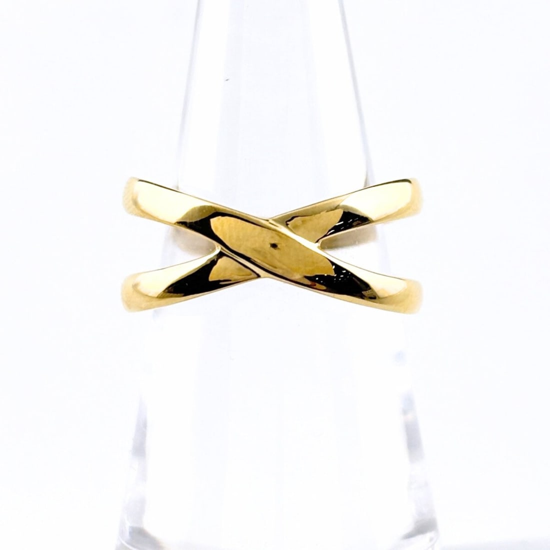 Tiffany & Co. Design Ring, Yellow Gold (YG) 750, Women's Ring: --- Catalog ---Category: SizeJP Size: 13US Size: 6.5Category: DesignType: Band ringGender: WomenMaterial: Yellow gold (18K)Category: GeneralBrand: Tiffany--- Item List ---Section: ConditionRanking: Ra