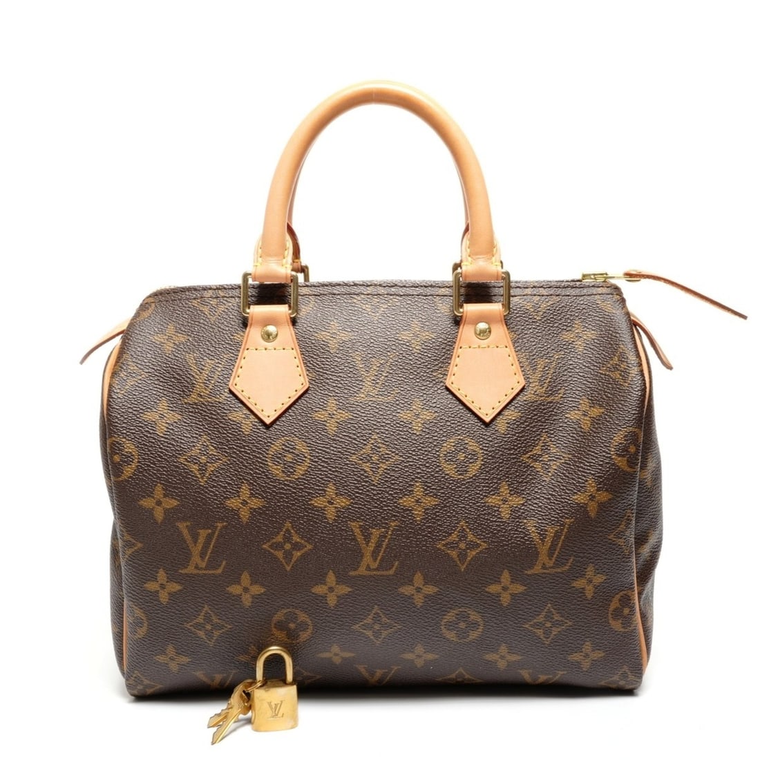 Louis Vuitton LOUIS VUITTON Monogram Speedy 25 Handbag, Brown, 2006 model. (1 of 14)