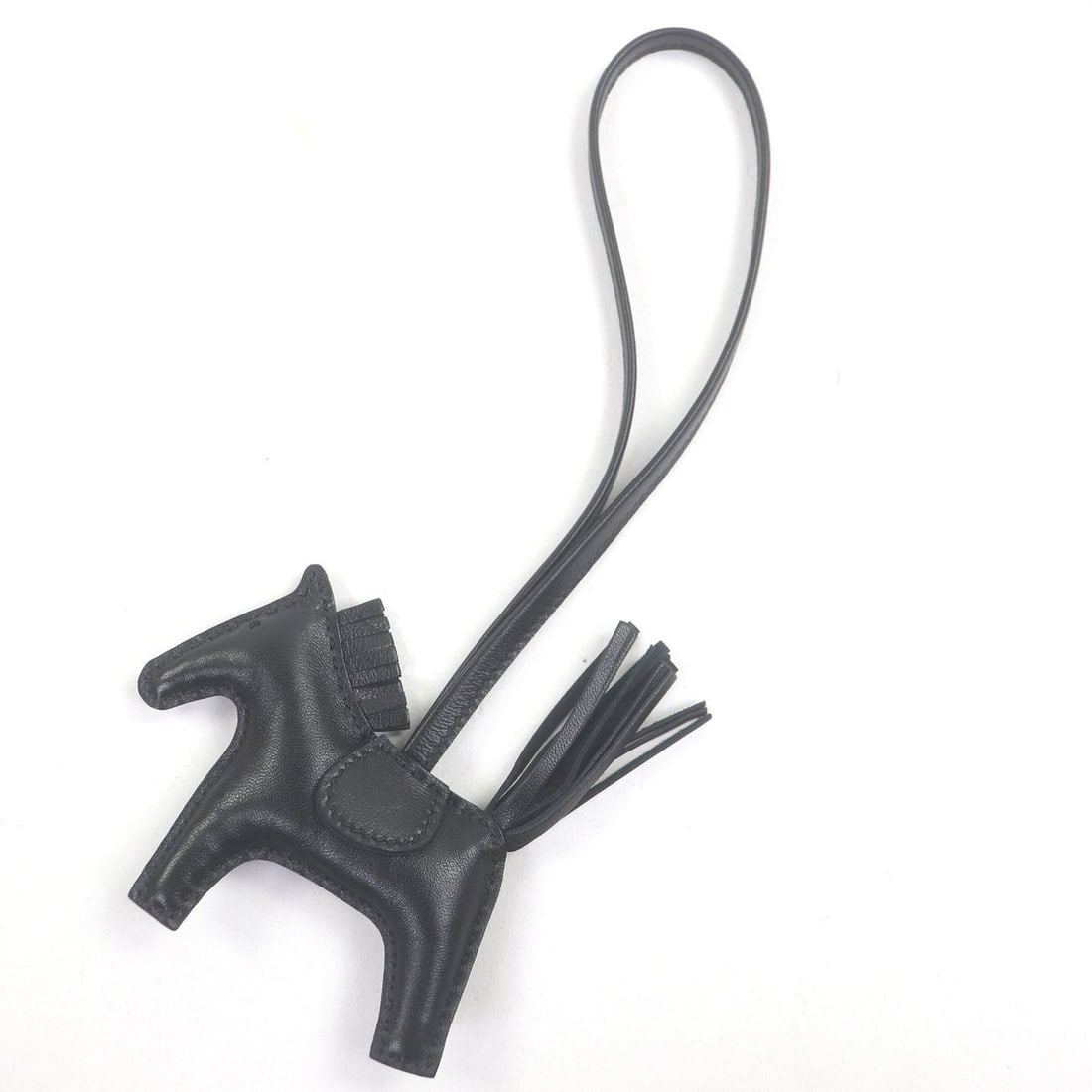 HERMES Rodeo Charm PM Agneau Milo Swift Bag So Black U Stamp with Box Made in France Men's Women's: --- Catalog ---Category: SizeSize (HxWxD): 70.00mm x 80.00mm / 2.76'' x 3.15''Category: DesignType: Handbag charmGender: Men,WomenMaterial: Agneau Milo, Swift leatherCategory: GeneralBrand: HermesCoun