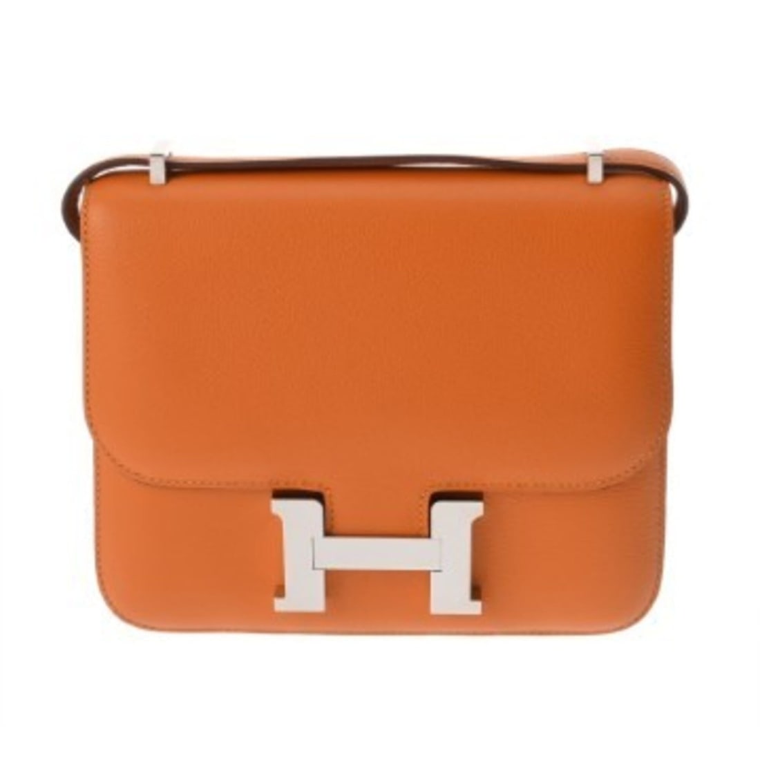 HERMES Constance 3 Mini 18 Apricot C stamp (circa 2018) Women's Evercolor Shoulder Bag A Rank Used: --- Catalog ---Category: SizeSize (HxWxD): 15cm x 18cm x 3cm / 5.9'' x 7.08'' x 1.18''Category: DesignType: Shoulder bagColor: ApricotGender: WomenHardware Color: SilverCategory: GeneralBrand: HermesC