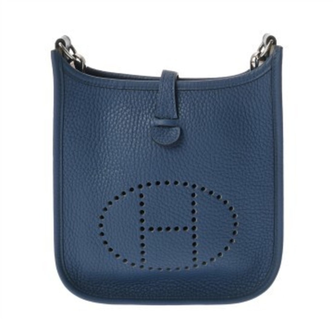 HERMES Evelyne TPM Amazon Blue Agate X stamp (circa 2016) Women's Taurillon Clemence Shoulder Bag AB: --- Catalog ---Category: SizeSize (HxWxD): 18cm x 17cm x 5.5cm / 7.08'' x 6.69'' x 2.16''Category: DesignType: Shoulder bagColor: Blue AgateGender: WomenMaterial: Taurillon clemence leather Hardware C